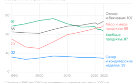 Как россияне стали есть почти 100 кг мяса в год. Инфографика