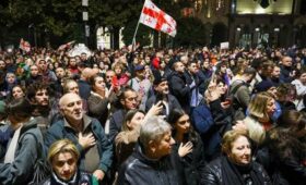 На митингах в Тбилиси заметили фальшивых грузинских протестующих