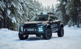 Audi засветила кроссовер Q6 Sportback e-tron на портальных мостах