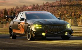 Показан седан Genesis G70 для трек-дней