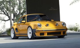 Очередной крутой Porsche 911 от Singer: широкий кузов, четыре фары и атмосферные 426 л.с.